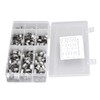 180Pcs Fuel Hose Clamps Kit Stainless Steel Injection Line Accessories