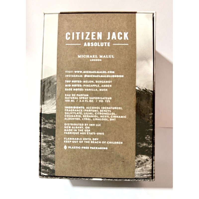 Michael Malul Citizen Jack Absolute by Michael Malul Eau De