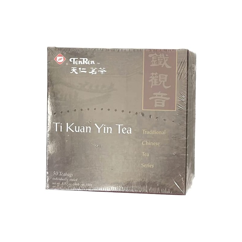 TenRen Ti Kuan Yin Oolong Tea (50 tea bags, individually