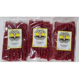 Todd Bosley's World Famous 16 Oz Strawberry Licorice (3 Pack)