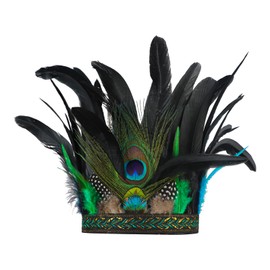 Indian Hair Ornament, Feather Decoration, Hair Accessory, Women's, Stylish, Cosplay, Ethnic Style, Headband, For Parties, Costumes, With Large Feathers, Halloween Costume, Stage Performance, School