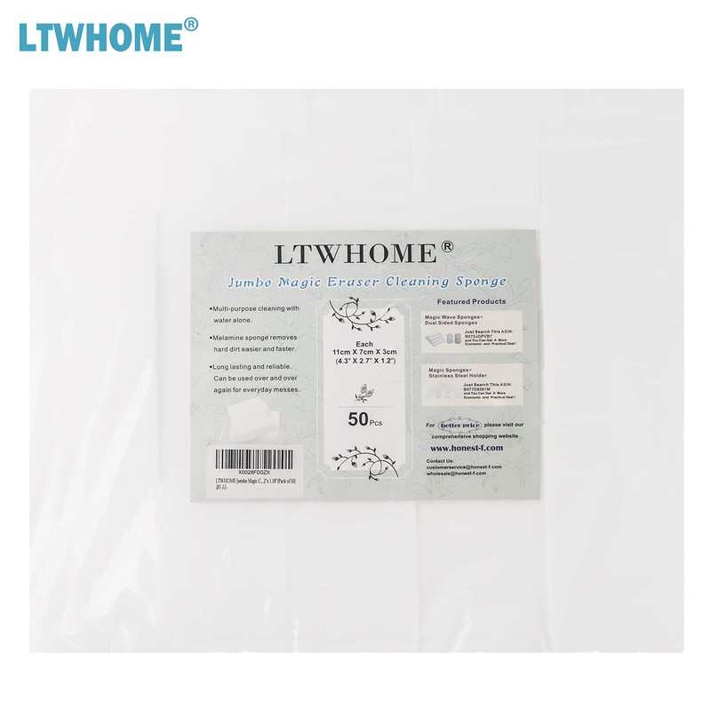 ltwhome Jumbo Magia Limpieza Borrador Esponja melamina Espuma 11 x 6,9 x