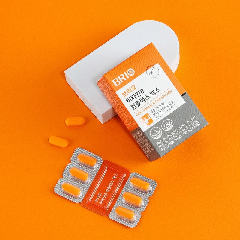 Brio Vitamin B Complex Max High-Concentrated B Group B12 100