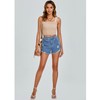 Roskiky Stretch Distressed Denim Ripped Women's Shorts Womans Shorts Medium