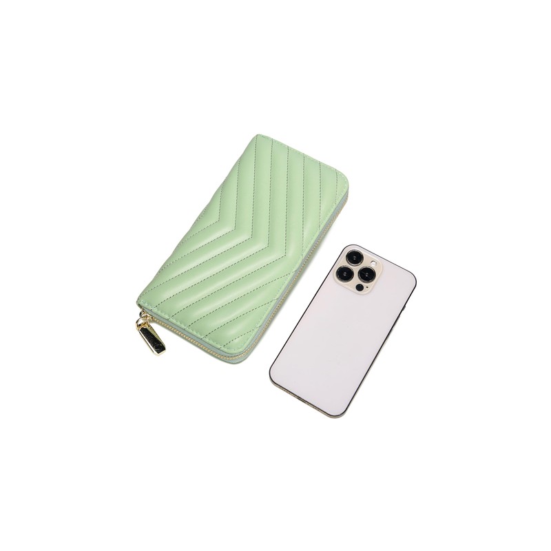 Daisy Rose Women’s Zip-Around Wallet & Phone Clutch with RFID
