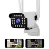 1080P Security Outdoor Camera PTZ 2.4Ghz WiFi IP66 Waterproof 20‑LED