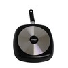 Mirro Get A Grip Square Grill Pan, 10-Inch, Black