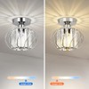 FRIDEKO HOME FRIDEKO HOME Mini Crystal Ceiling Lamp Chrome, Modern
