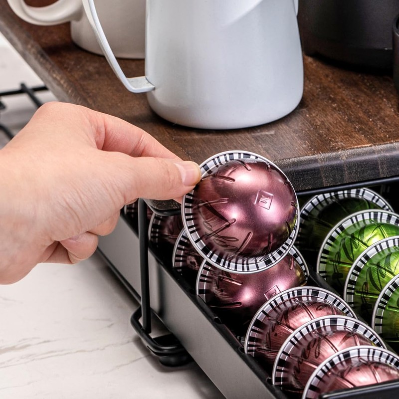 FlagShip for Nespresso Pod Drawer Vertuo Pod holder Coffee Pod