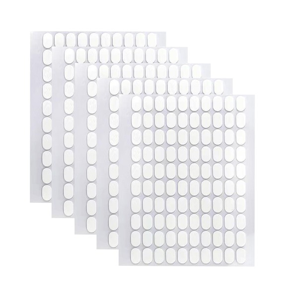 500 Pcs Glue Dots Removable,Sticky Dots Clear Double Sided,Glue Dots