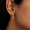 Gold Earrings for Women Trendy 14K Gold Convertible Link Huggie