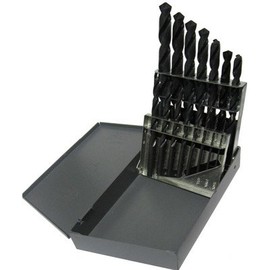 1/16"-1/2" x 32nds 15 Piece Tin Coated Drill Set