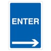 V Safety Enter - Arrow Right 210 x 297 mm