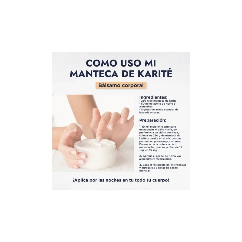Manteca De Karite Organica Natural 1 Kg