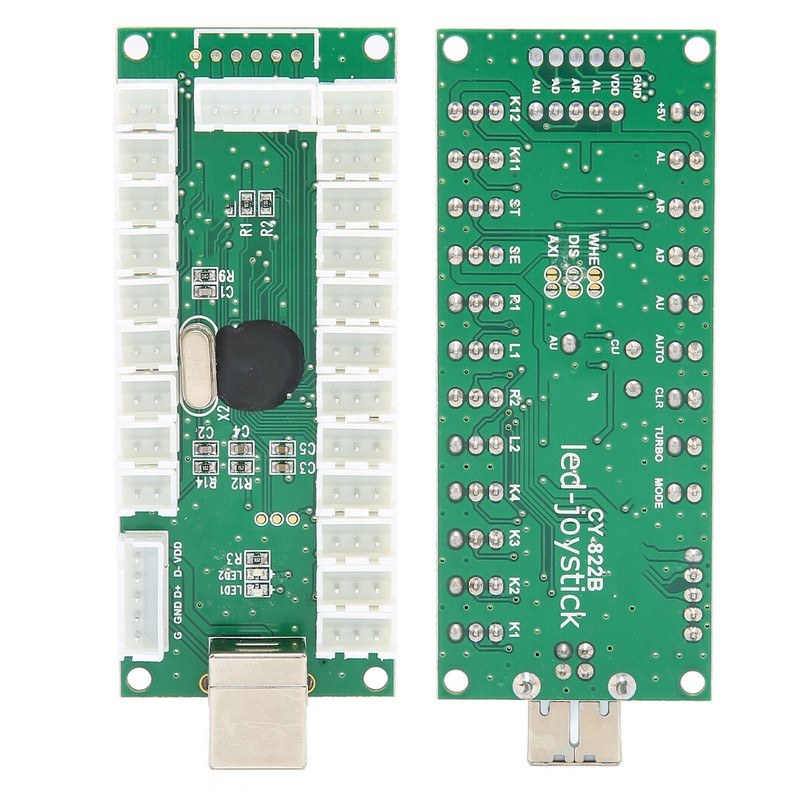 QM070921 Arcade Game Encoder with USB Cable Durable Zero Delay