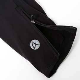 apt' Bicycle Leg Warmer, Leg Cover, Brushed Lining, Black