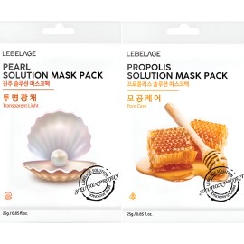 Mascarillas Coreanas_ Nutritiva Y Radiante_ Perla  Miel_55 Mixta                                                                                      