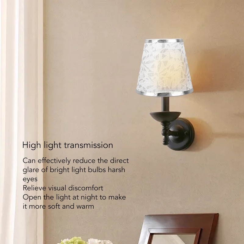 Cloth Lampshade Clip On Design Modern Barrel Fabric Lamp Shades