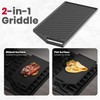 GASLAND 2-in-1 Reversible Cast Iron Grill/Griddle for Gas Stovetop with