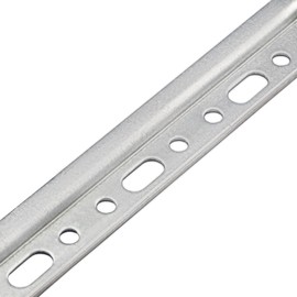 Gedotec Wall Rail Steel Mounting Rail Kitchen Wall Rail Upper Cabinet Length 2000 mm Galvanised Steel Cabinet Hanger Can Be Shortened for Kitchen Wall Cabinets 1 Piece Rail for Wall Mounting