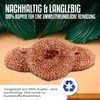 FUSL Copper Sponge Scratch-Free Pack of 3 - Antibacterial Cleaning