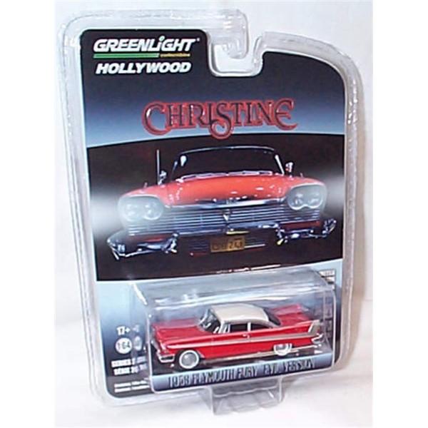 Greenlight Collectables Christine1958 Plymouth Fury Evil Version vehicle 1:64 scale