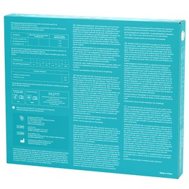 EUROPAPA® Nitrile Gloves Box of 100 Disposable Examination Gloves, Powder-Free, Latex Free, Non-Sterile, Disposable Gloves (M, Light Blue)