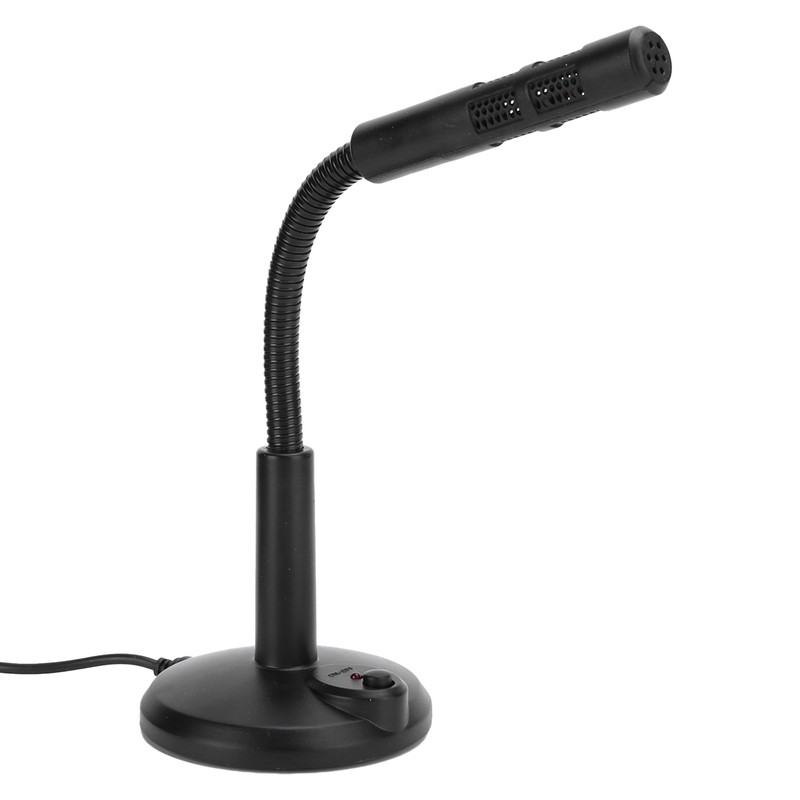 USB Microphone Adjustable Hose Desktop Computer PC Live Broadcast Business