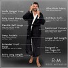 Ross Michaels Mens Robe Big & Tall Sherpa Lined Hooded