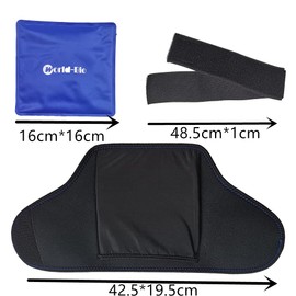 Ankle Icing Supporter, Ice Gel Pack, Arch, Heat Pack, Cooling Pack, For Ankles, Sprains, Protection, Volleyball, Tennis, Basketball, Sole, Arch Supporter, Sports, Basketball, Left and Right Use, Summer, Cooling, Heat, Extreme Heat, 6.3 x 6.7 inches (16 x 17 cm)