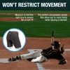 Bodyprox Baseball Sliding Shorts for Men, Compression Padded Slider Shorts