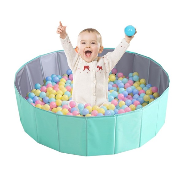 Mineup Baby Ball Pit, 80cm Foldable Baby Ball Pit, Kids