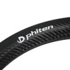 Bonform 6828-01BK Phiten Leather AQUA TITAN Steering Wheel Cover, Size