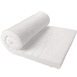 Lynn Manufacturing Ceramic Fiber Insulation, 1" Thick x 12" x 24", 2400F Fireproof Insulation Blanket, 3023E