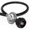 DOZYANT Propane Regulator and Hose Universal Grill Regulator Replacement Parts,