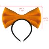 MeeTHan Big Huge Velvet Bows Headbands For Girls Women: H12