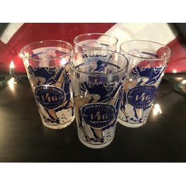 Churchill Downs Genuine Product SET OF 4 KENTUCKY DERBY GLASSES Mint Julep 146th 2020 Churchill Downs BRAND NEW