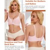 DOCUMO Pregnancy Nursing Bra for Women Lace Wireless Bra No