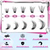 Lash Clusters 330Pcs Cluster Eyelash Extensions 40D Individual Lashes Fluffier