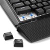 Beastron Mechanical Wired Gaming Keyboard with Blue Switches, Wrist Rest,