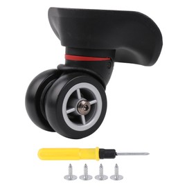 logyues Universal Swivel Wheel Right（Big）Suitcase Wheel (1R) 115W Series W042 Wheel Replacement Black