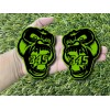 Badge Addictz Gorilla Badges Emblem Roaring Lime Green Eyes &