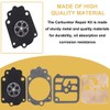 ZAMDOE Set of 2 Carburettor Repair Kit for Tillotson RK-34HK