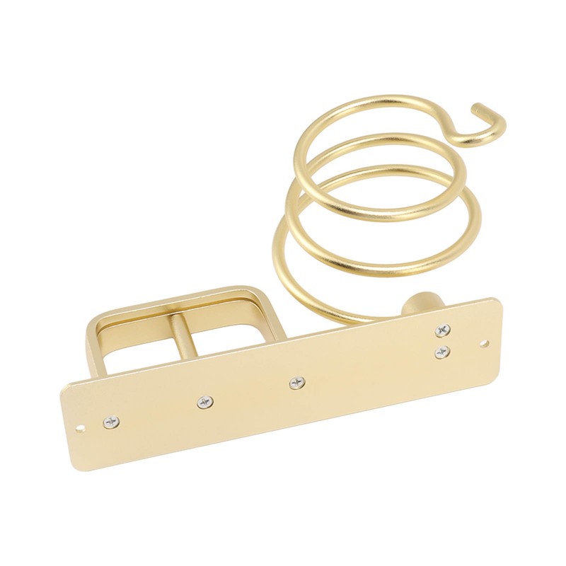 Hair Dryer Holder Hair Straightener Storage Bracket Rack Space Aluminum