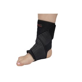 PRO 11 WELLBEING Double Pull Ankle Brace support for Achilles tendonitis, Plantar Fasciitis, Tendon Bandage and Compression wrap sleeve