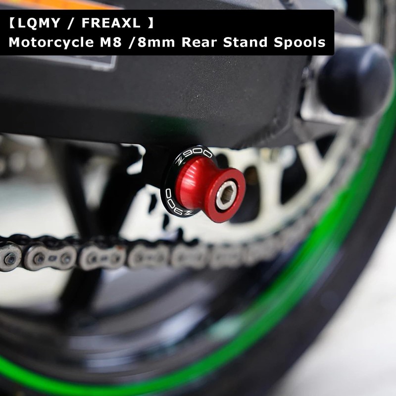 for Z900 2017-2025 8MM M8 Motorcycle Swing arm Sliders Spools