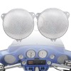 Unbranded Chrome Front Mesh Speaker Grills for Harley Street Glide