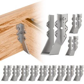 Heavy Duty 2X6 Joist Hanger 14 Gauge LU26 Galvanizing Face Mount Joist Hangers for Hurricane Ties for Rafter, Rafter Brackets for Floor, Trusses, Deck and Ceiling Joists -12 pk