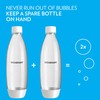SodaStream 1 L White Fuse Bottles Twin Pack