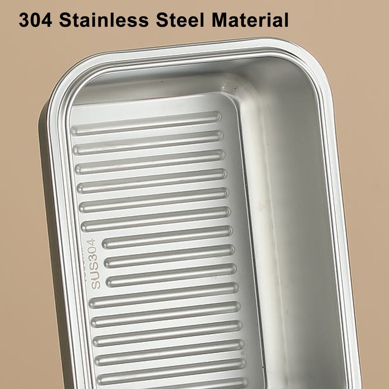 304 Stainless Steel Food Storage Container with Lid Leakproof Bento